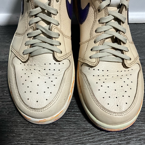 Nike Jordan 1 Retro High OG Metallic Purple 2021,unisex SIZE 12(CM 29 - Picture 10 of 16